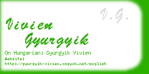 vivien gyurgyik business card